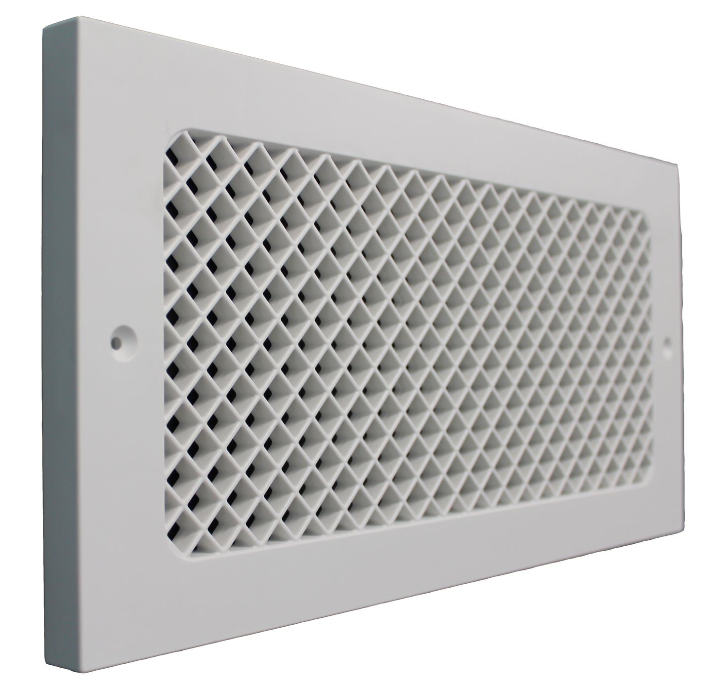 Contemporary style decorative baseboard vent cover with the dimensions 6" in x 14" in