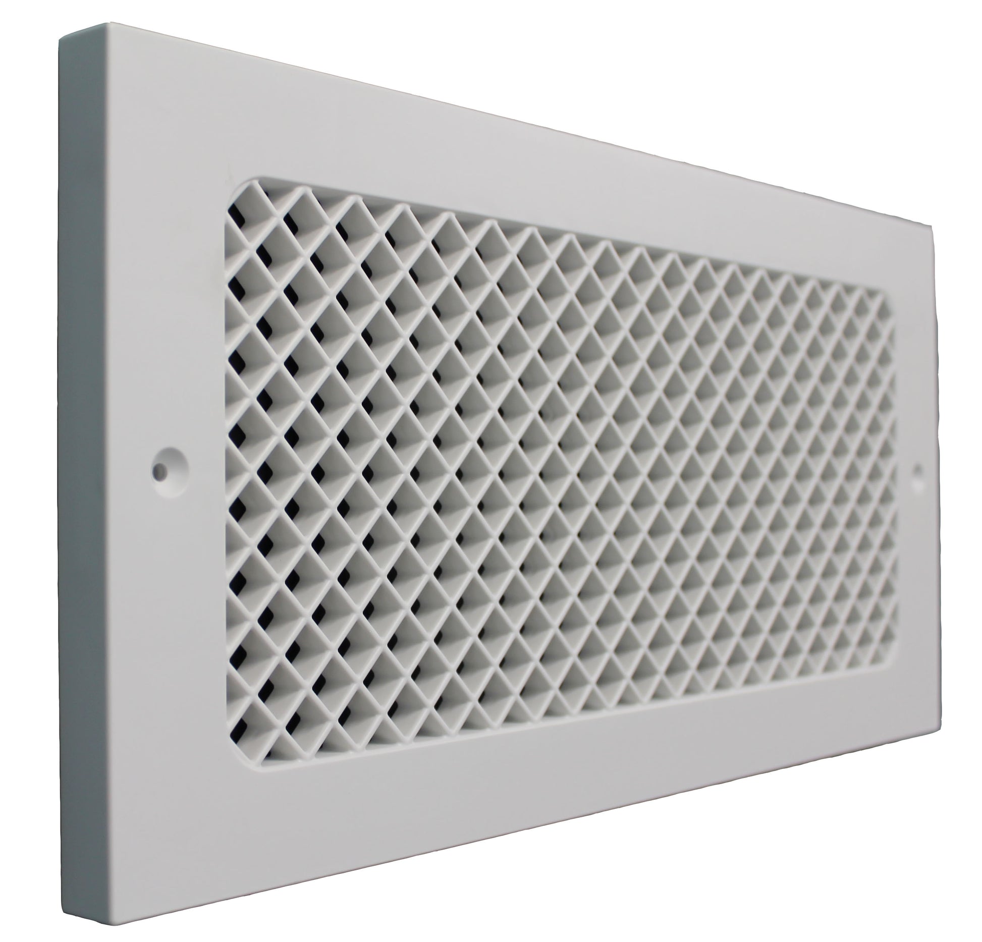 Contemporary style decorative baseboard vent cover with the dimensions 6" in x 14" in